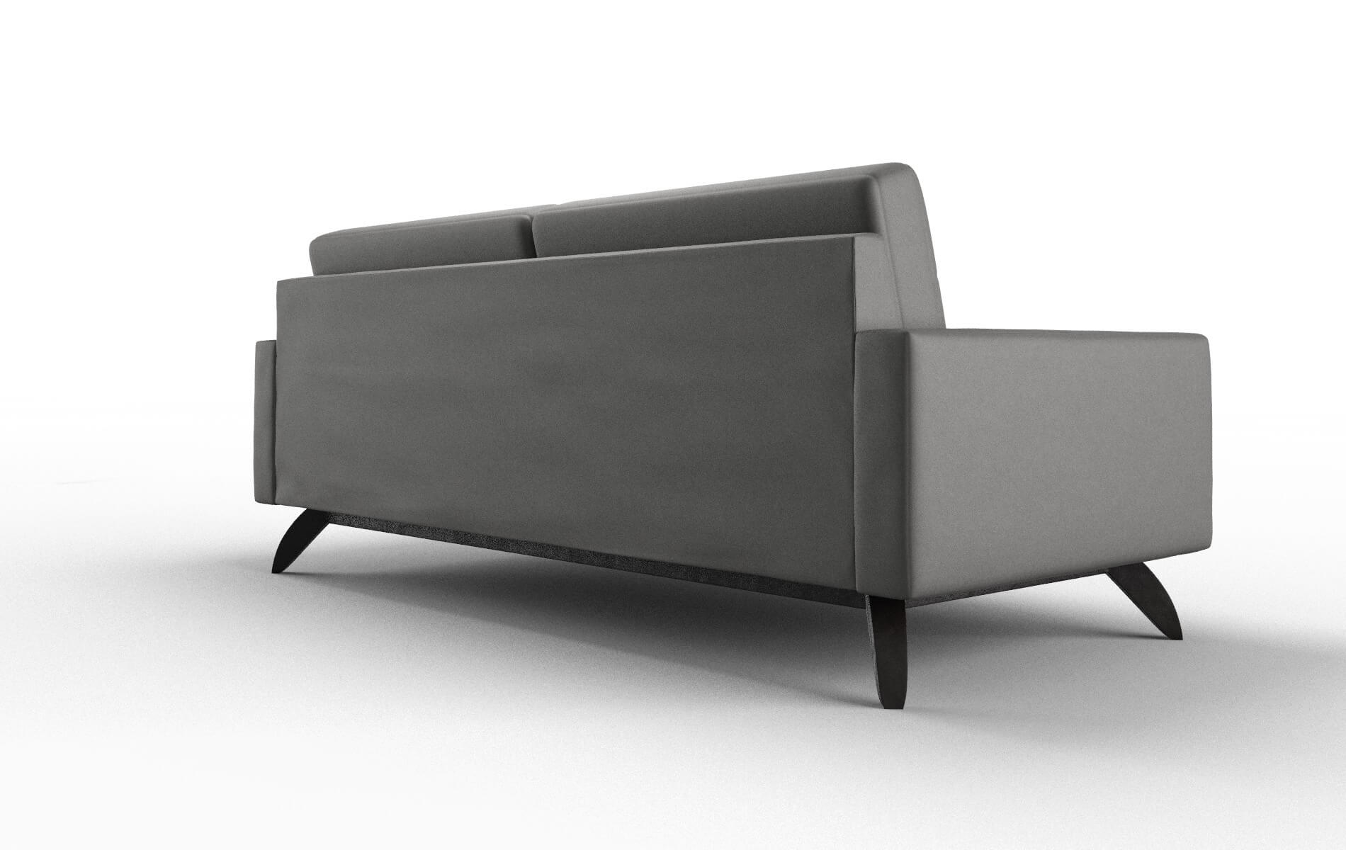 Milan Rocket Charcoal Sofa espresso legs 5