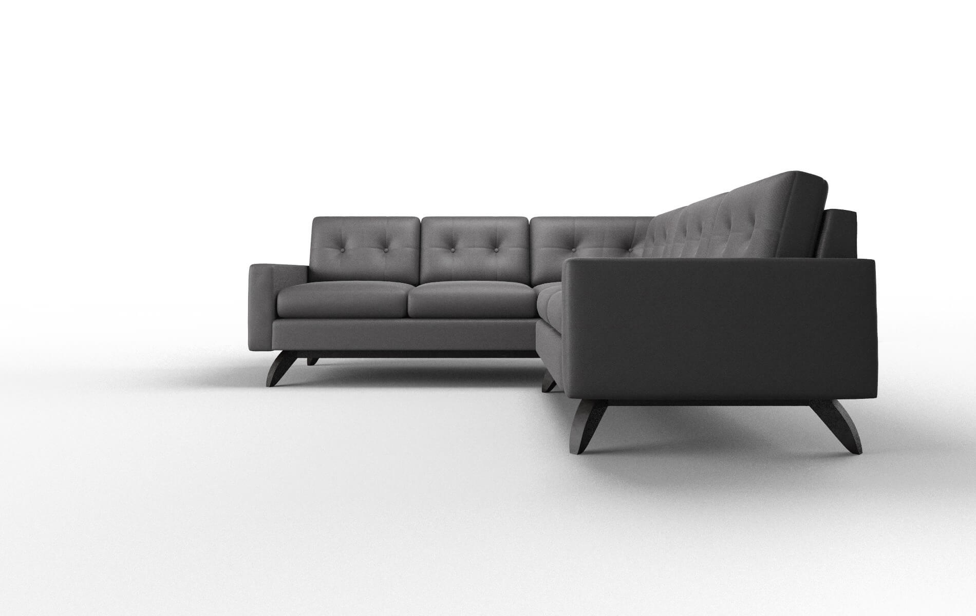 Milan Royale Eclipse Sectional espresso legs 5