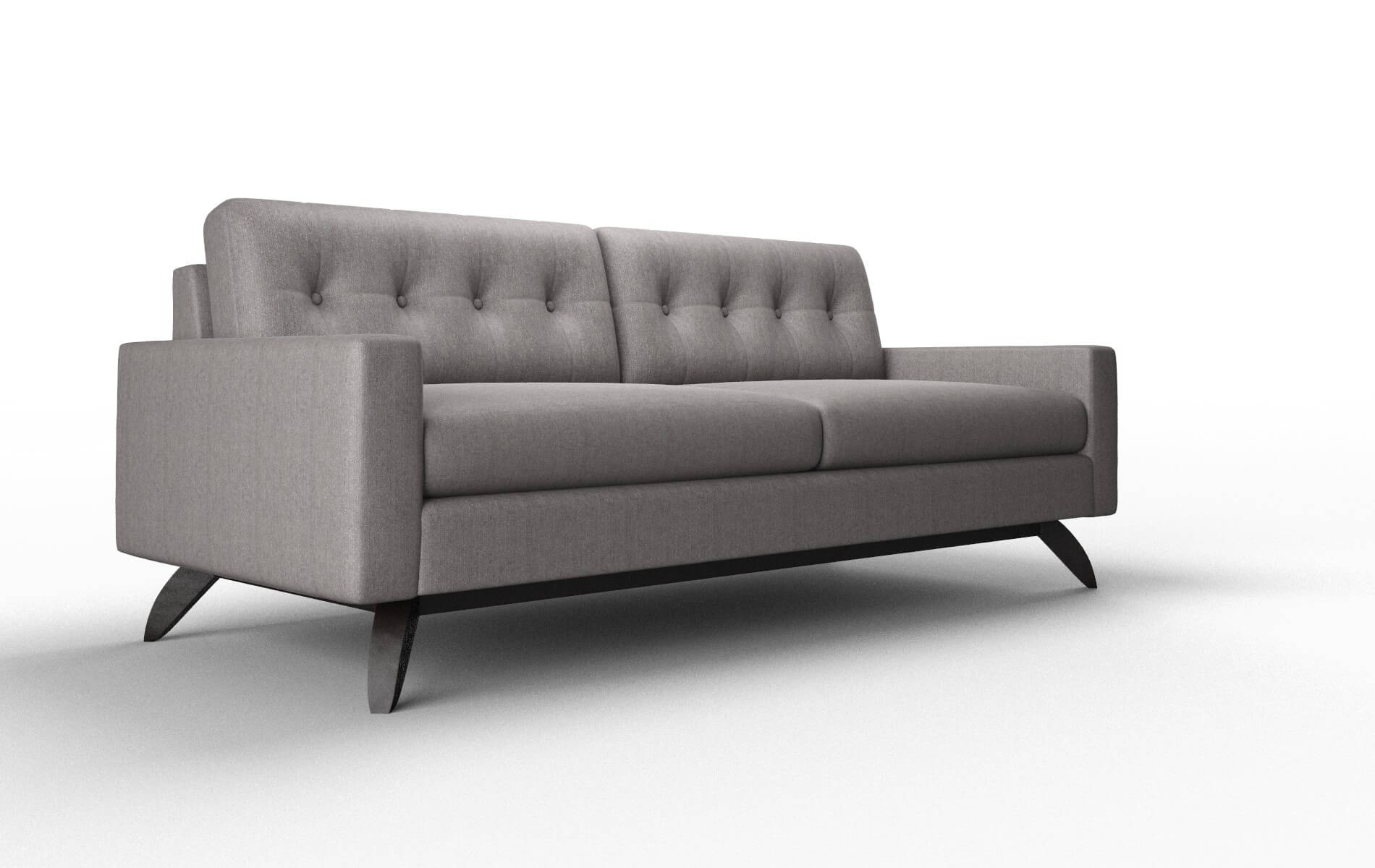 Milan Sasha Granite Sofa espresso legs 2
