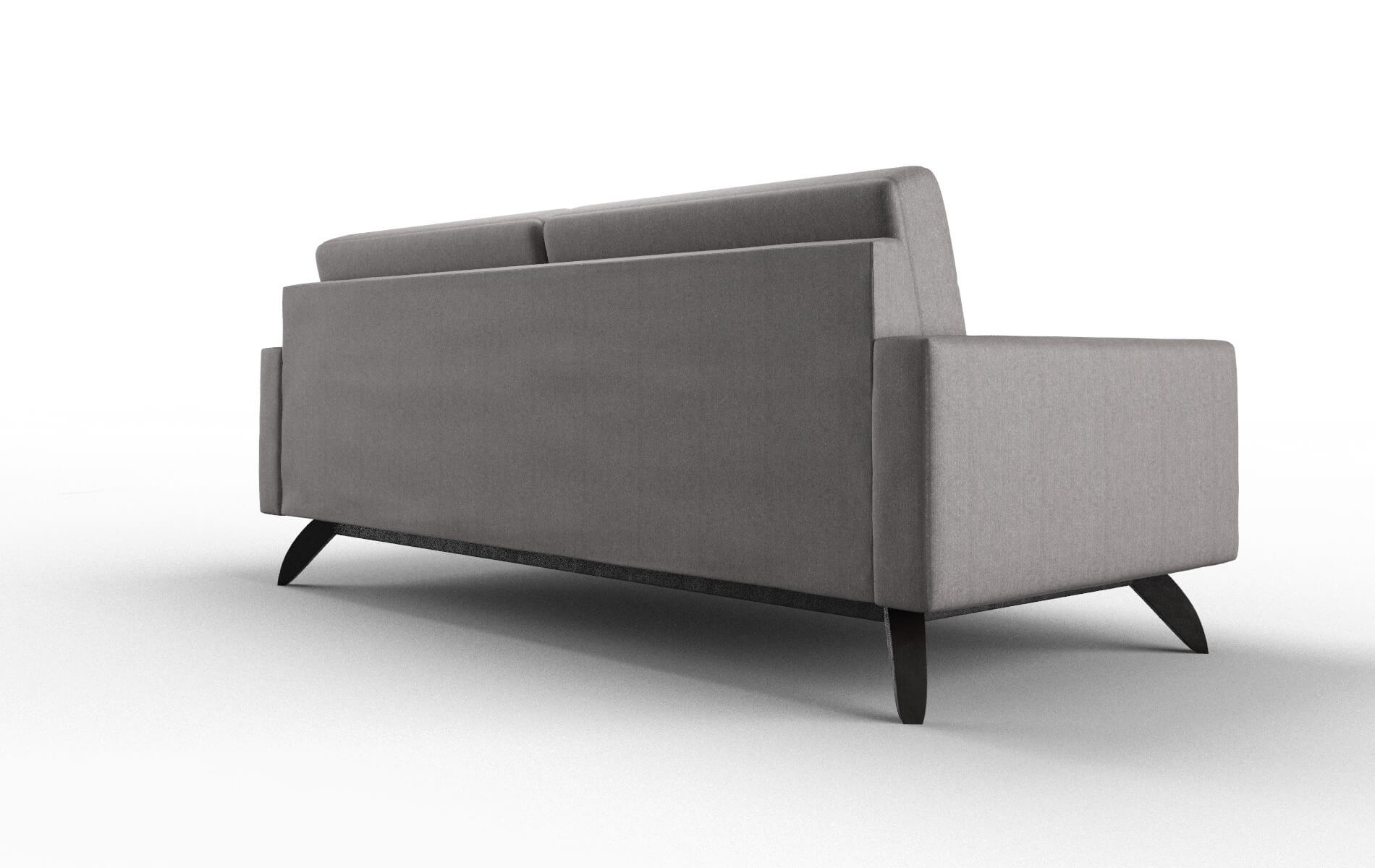 Milan Sasha Granite Sofa espresso legs 5