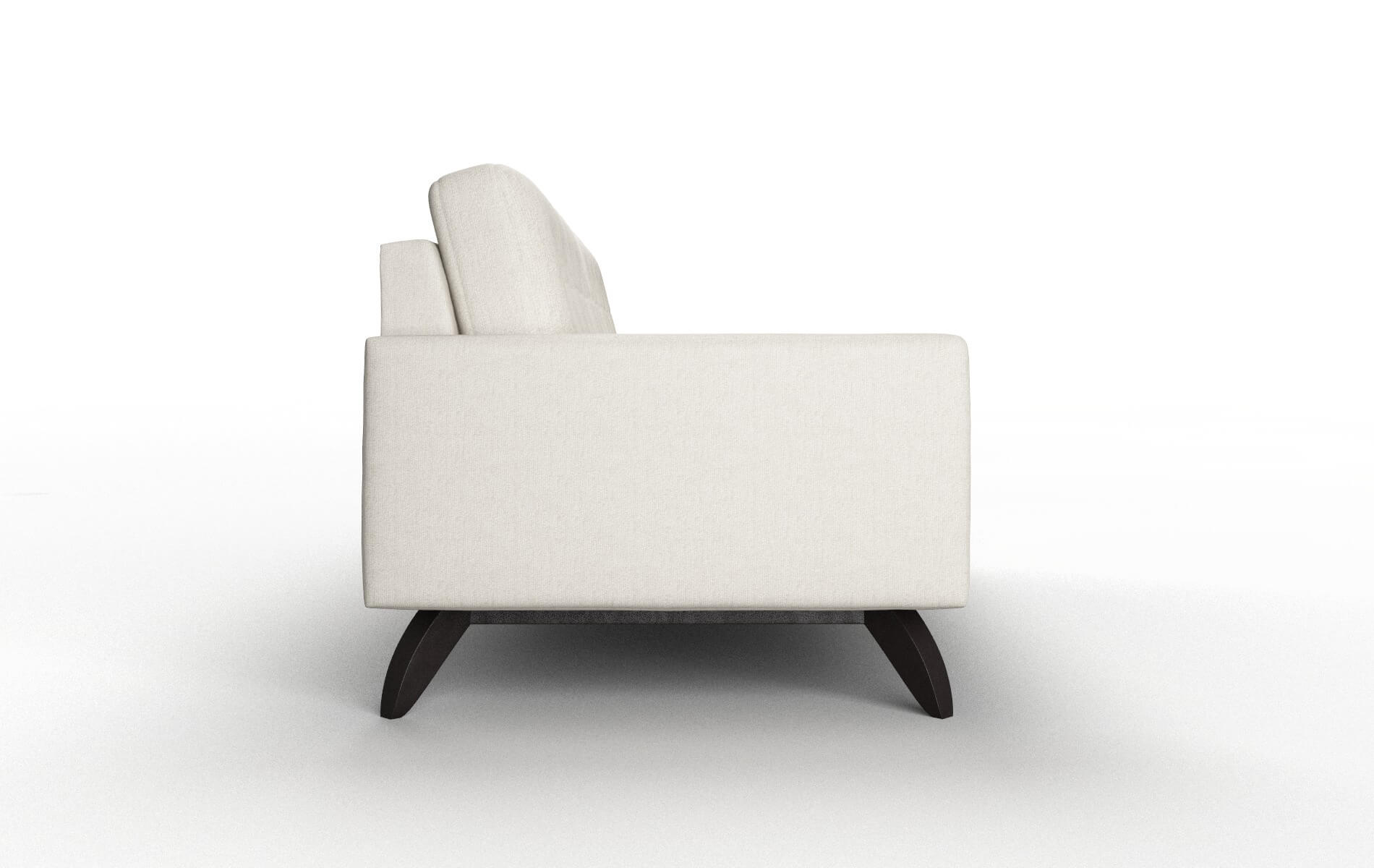Milan Sasha Linen Sofa espresso legs 3