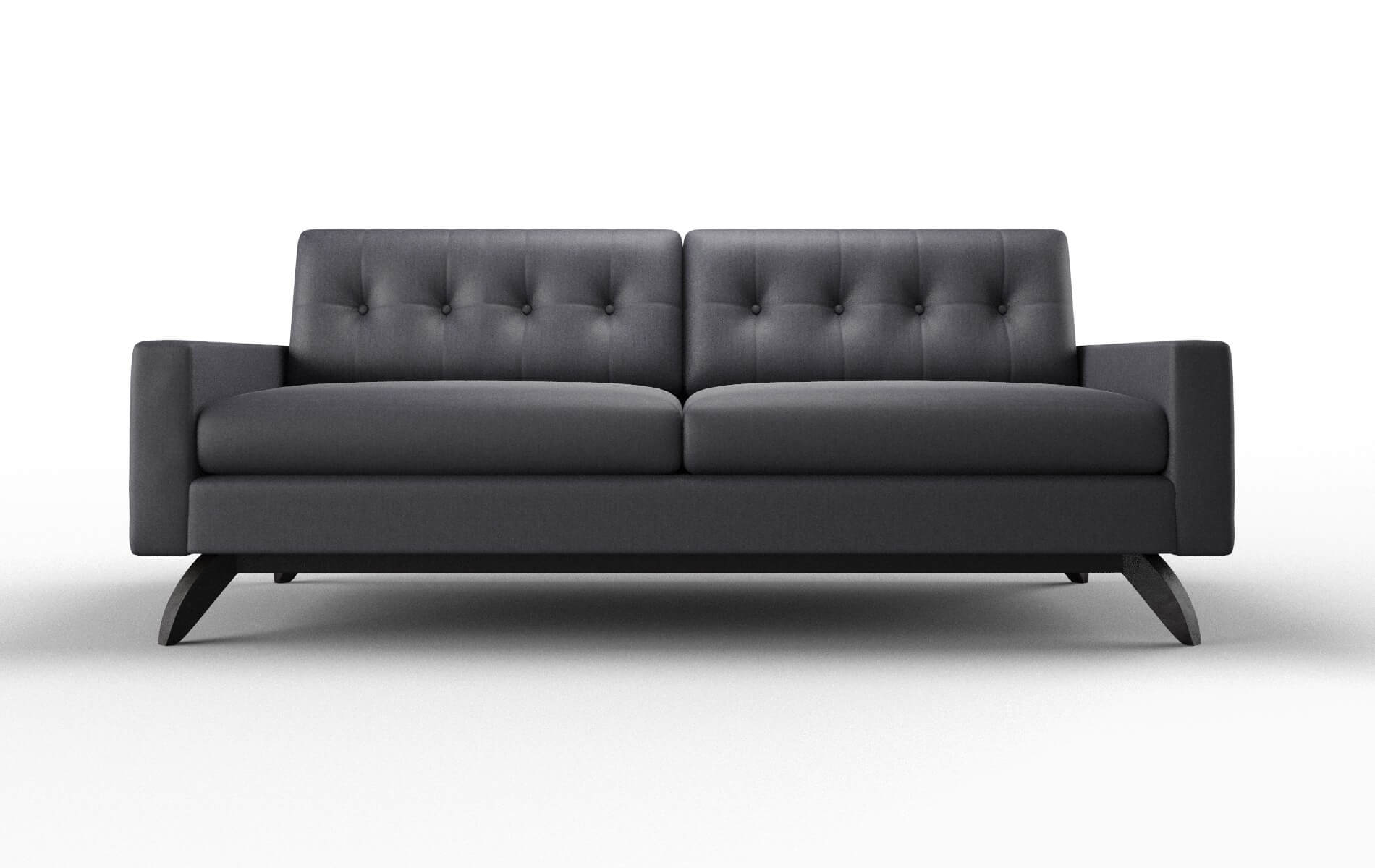 Milan Sasha Navy Sofa espresso legs 1