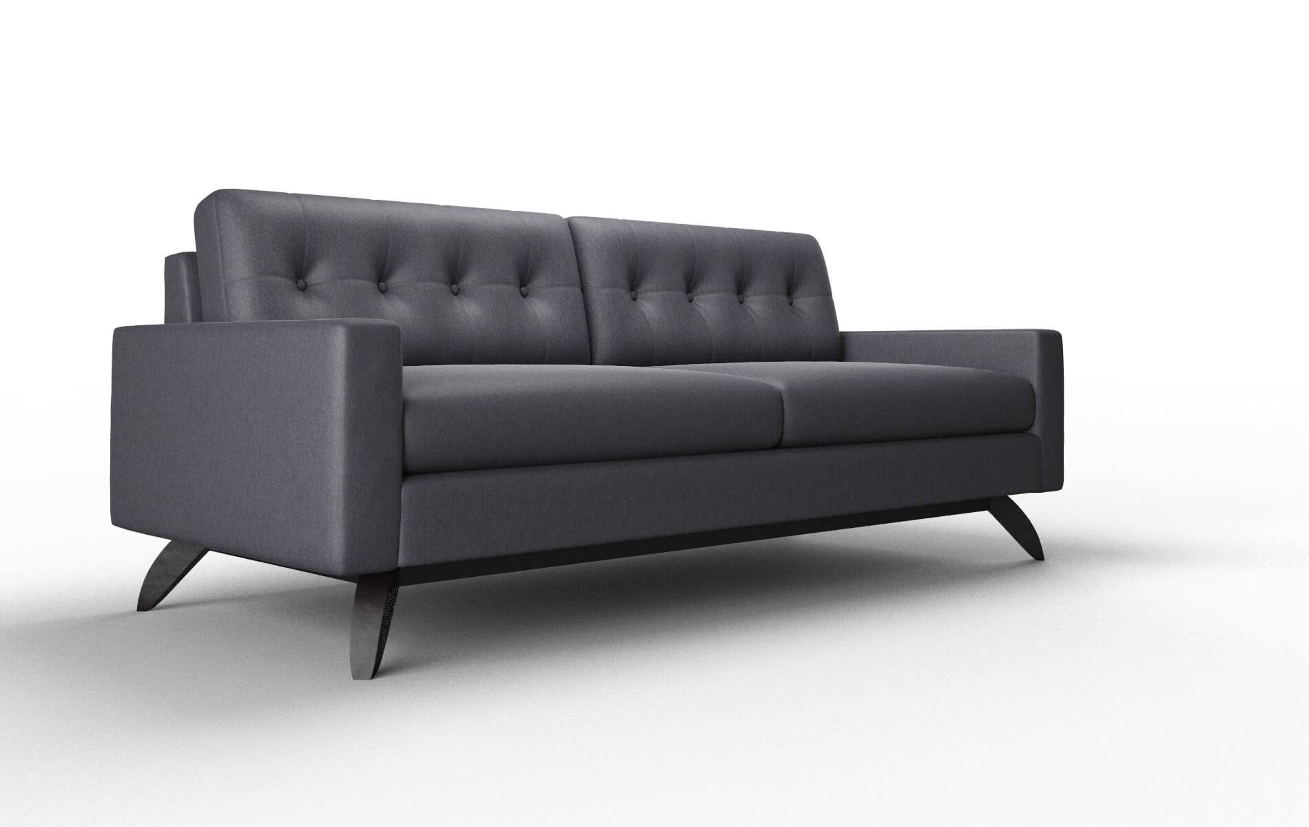 Milan Sasha Navy Sofa espresso legs 2