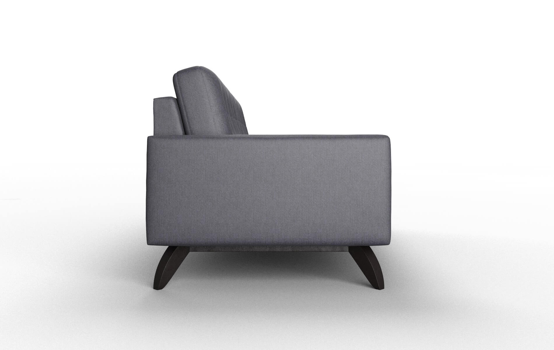 Milan Sasha Navy Sofa espresso legs 3
