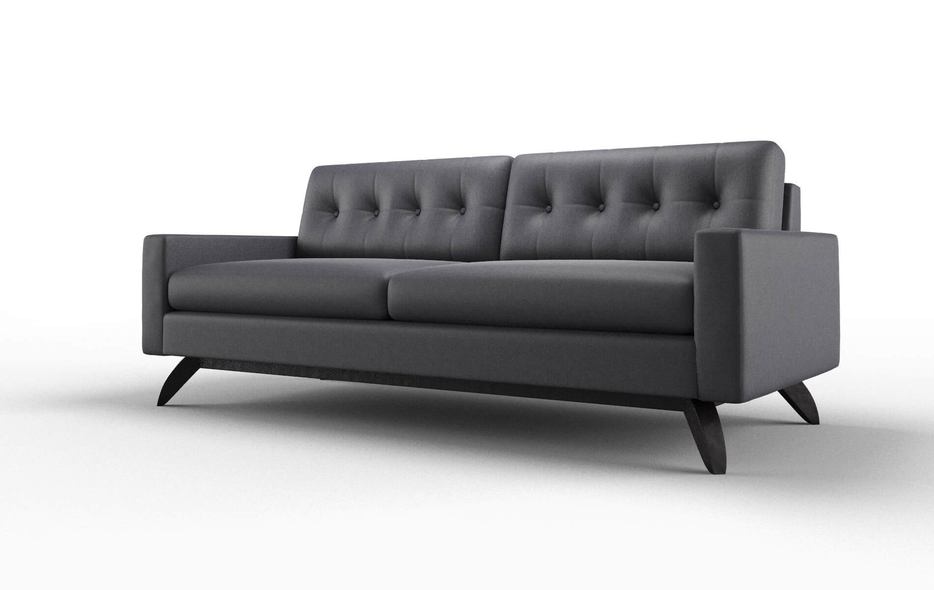 Milan Sasha Navy Sofa espresso legs 4