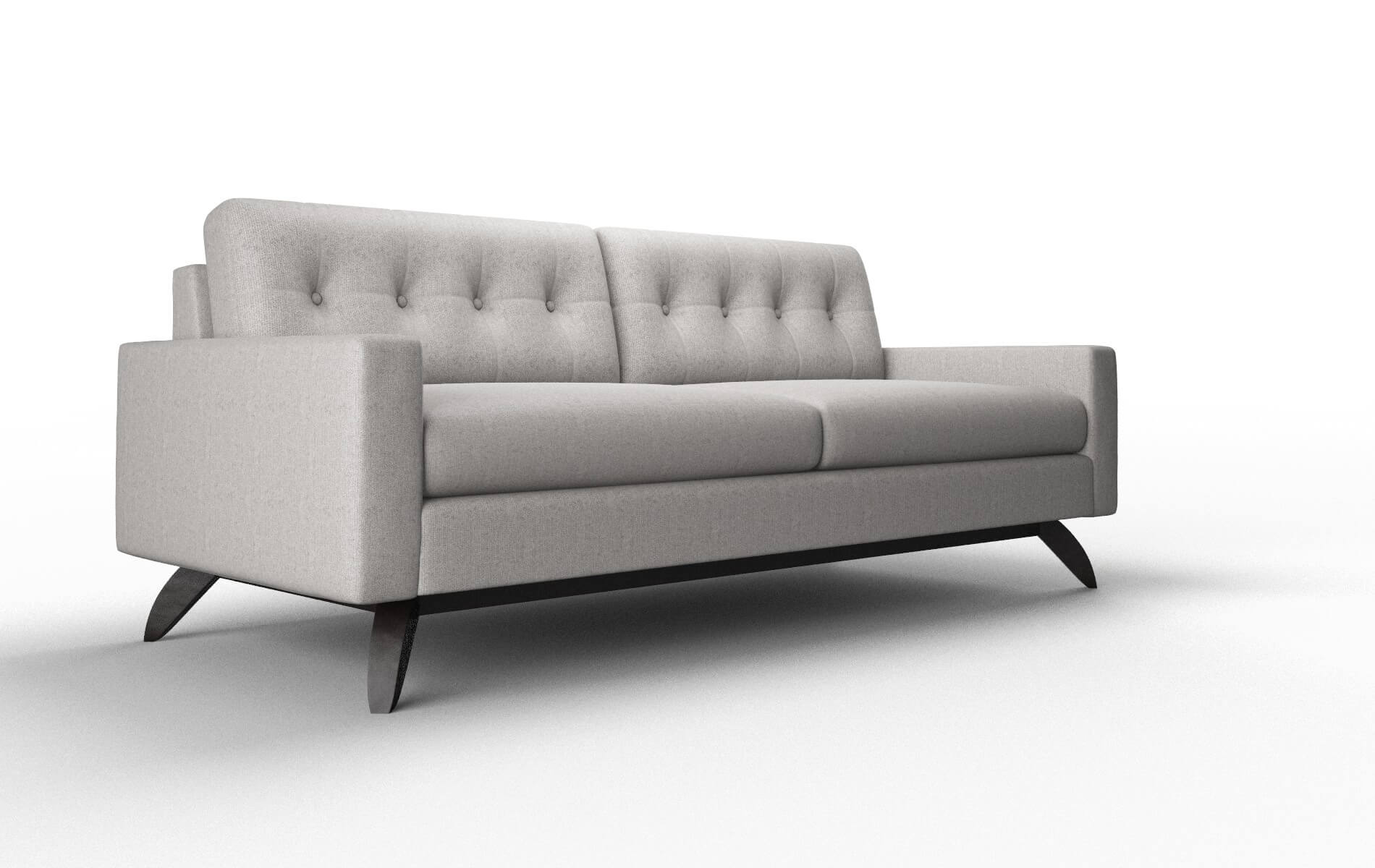 Milan Sasha Silver Sofa espresso legs 2