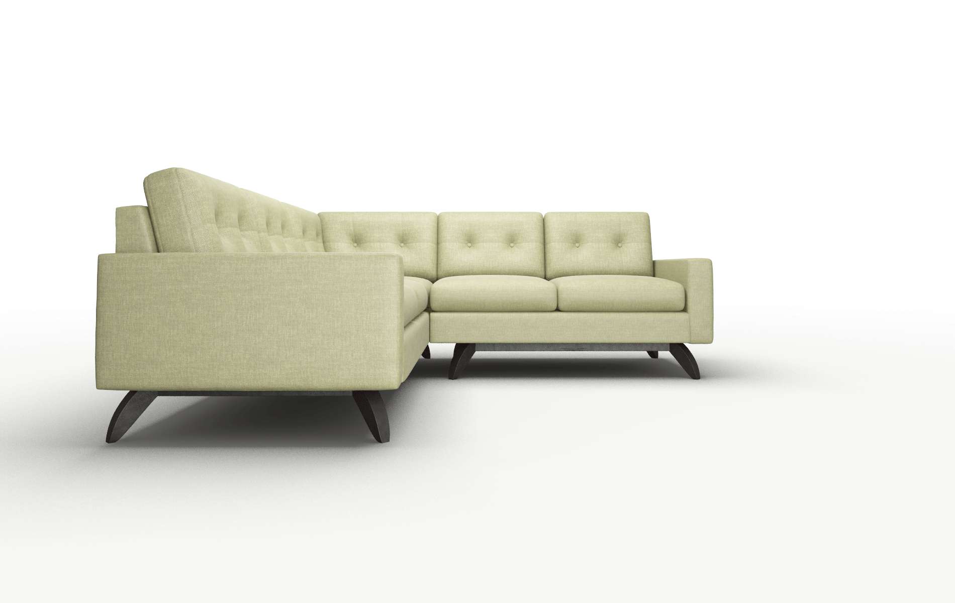 Milan Simplex Sour_apple Sectional espresso legs 2