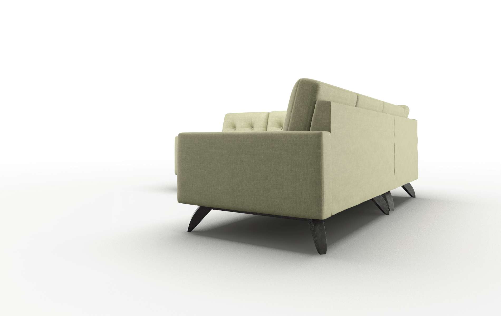 Milan Simplex Sour_apple Sectional espresso legs 4