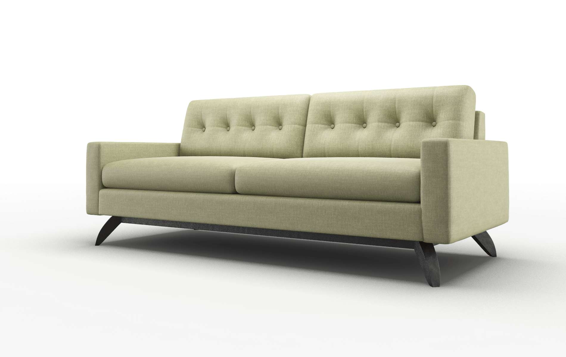 Milan Simplex Sour_apple Sofa espresso legs 4