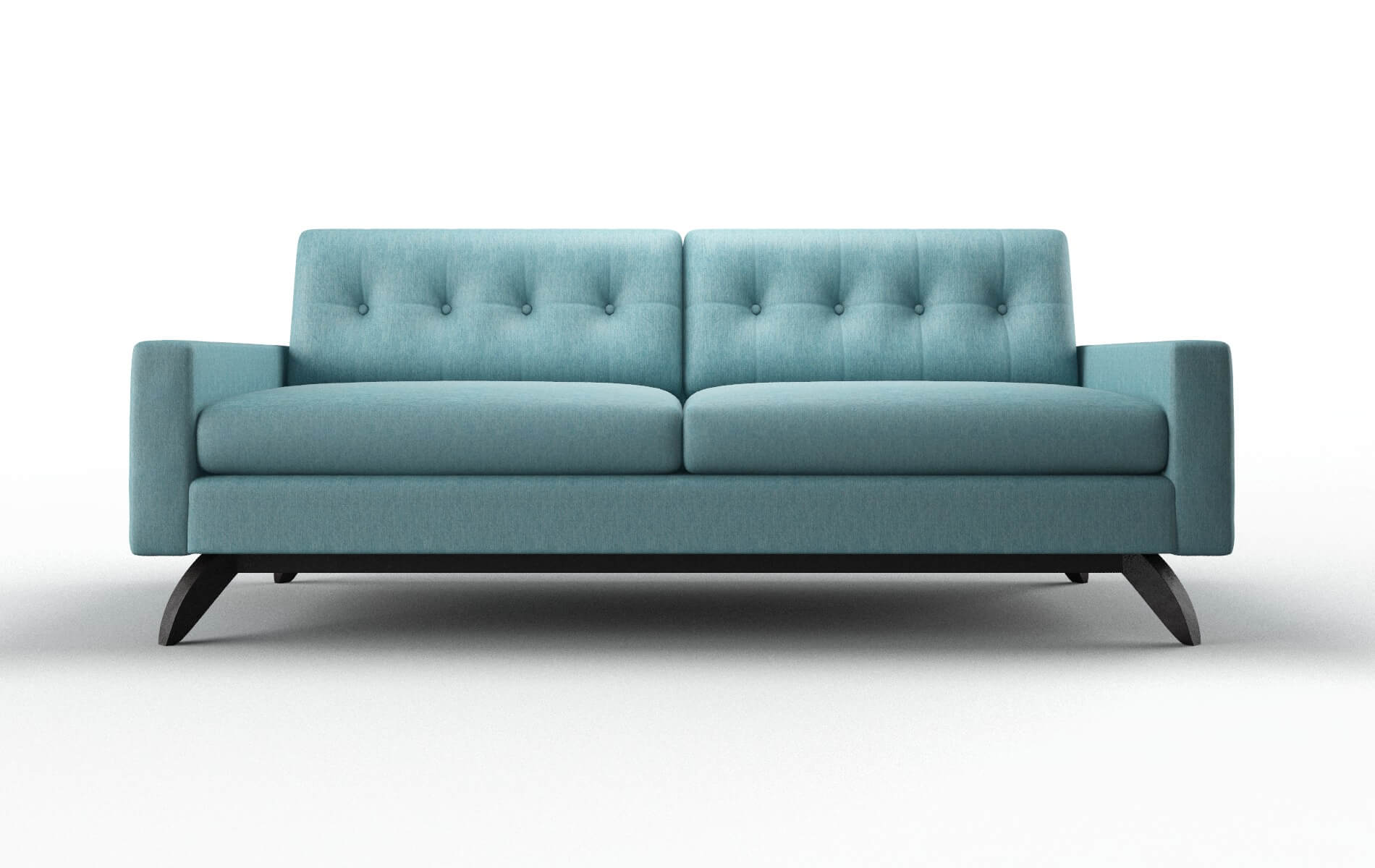 Milan Sorrento denim Sofa Espresso Legs  1