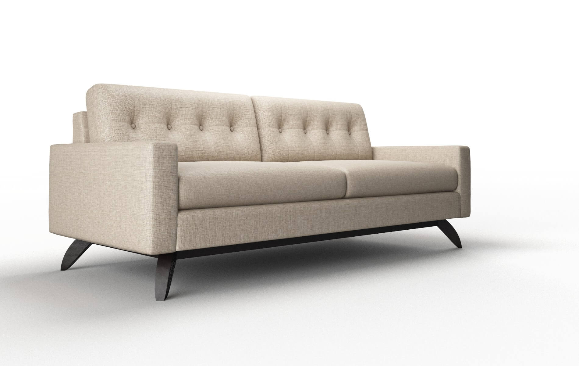 Milan Sosoftness 74 Sofa espresso legs 2