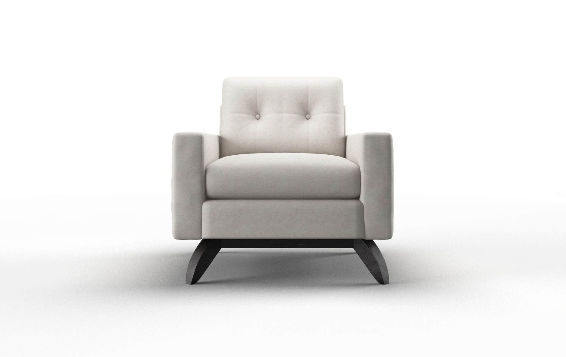 Milan Suave dove Chair Espresso Legs  1