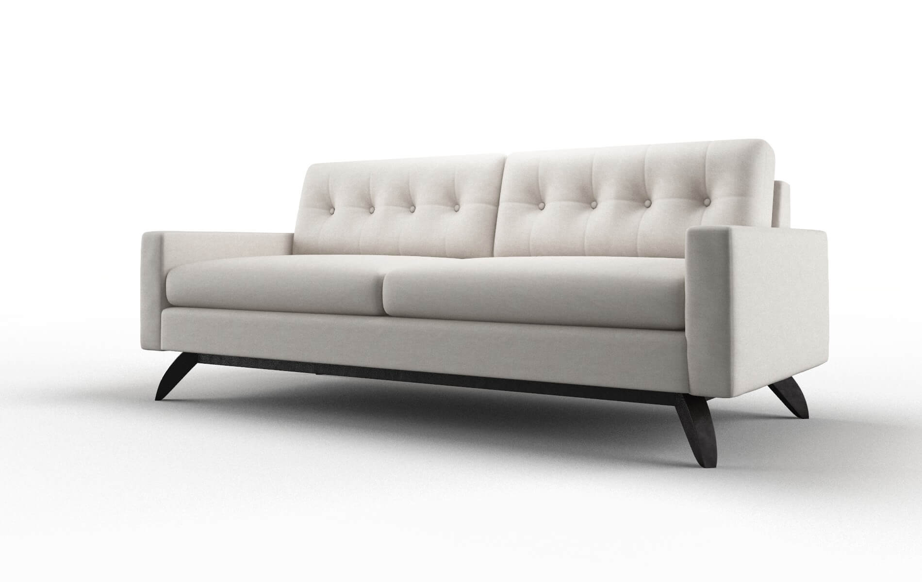 Milan Suave Dove Sofa espresso legs 4