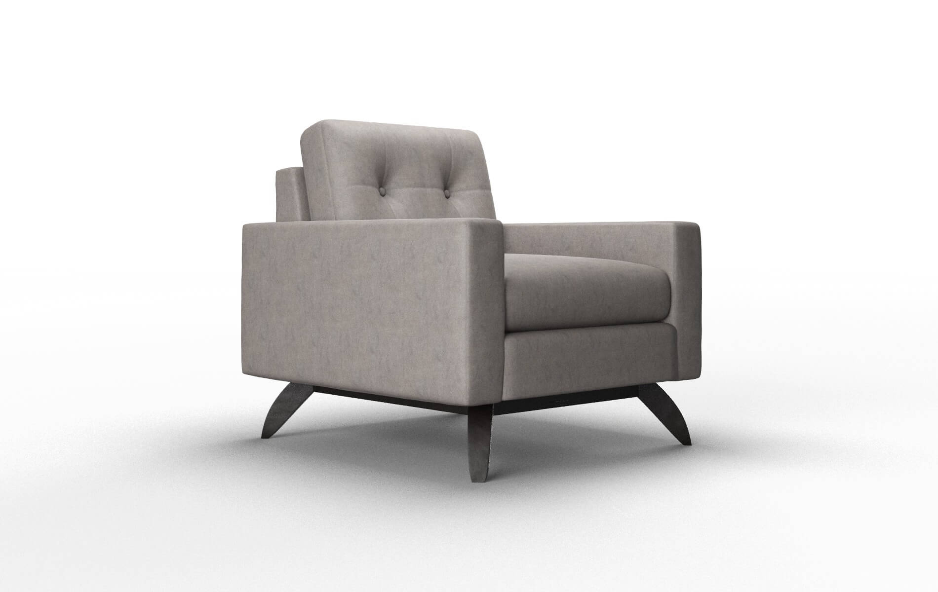 Milan Suave Slate Chair espresso legs 2