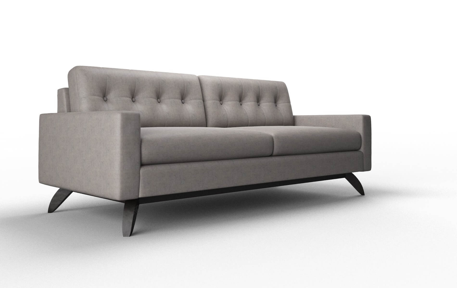 Milan Suave Slate Sofa espresso legs 2