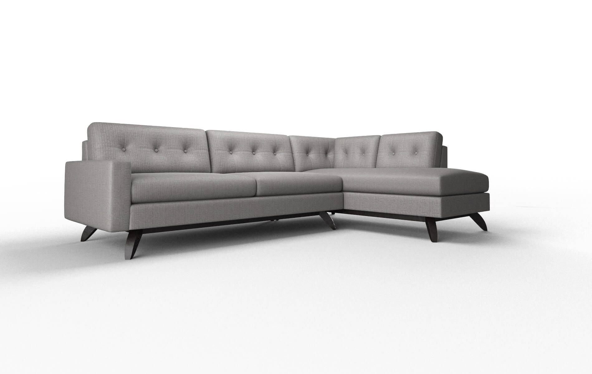 Milan Terrain Oatmeal Panel espresso legs 2