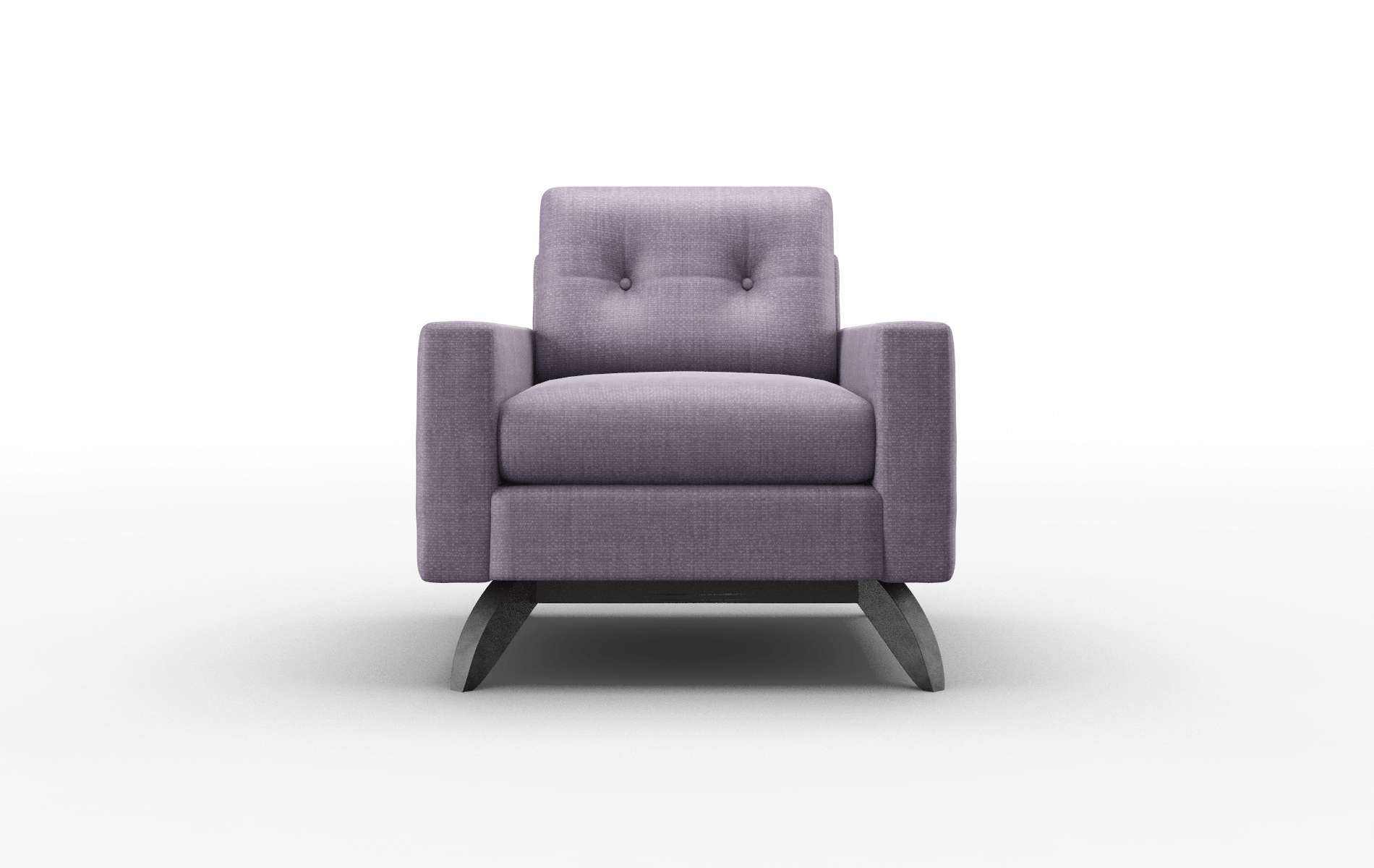 Milan Tess Blackberry Chair espresso legs 1