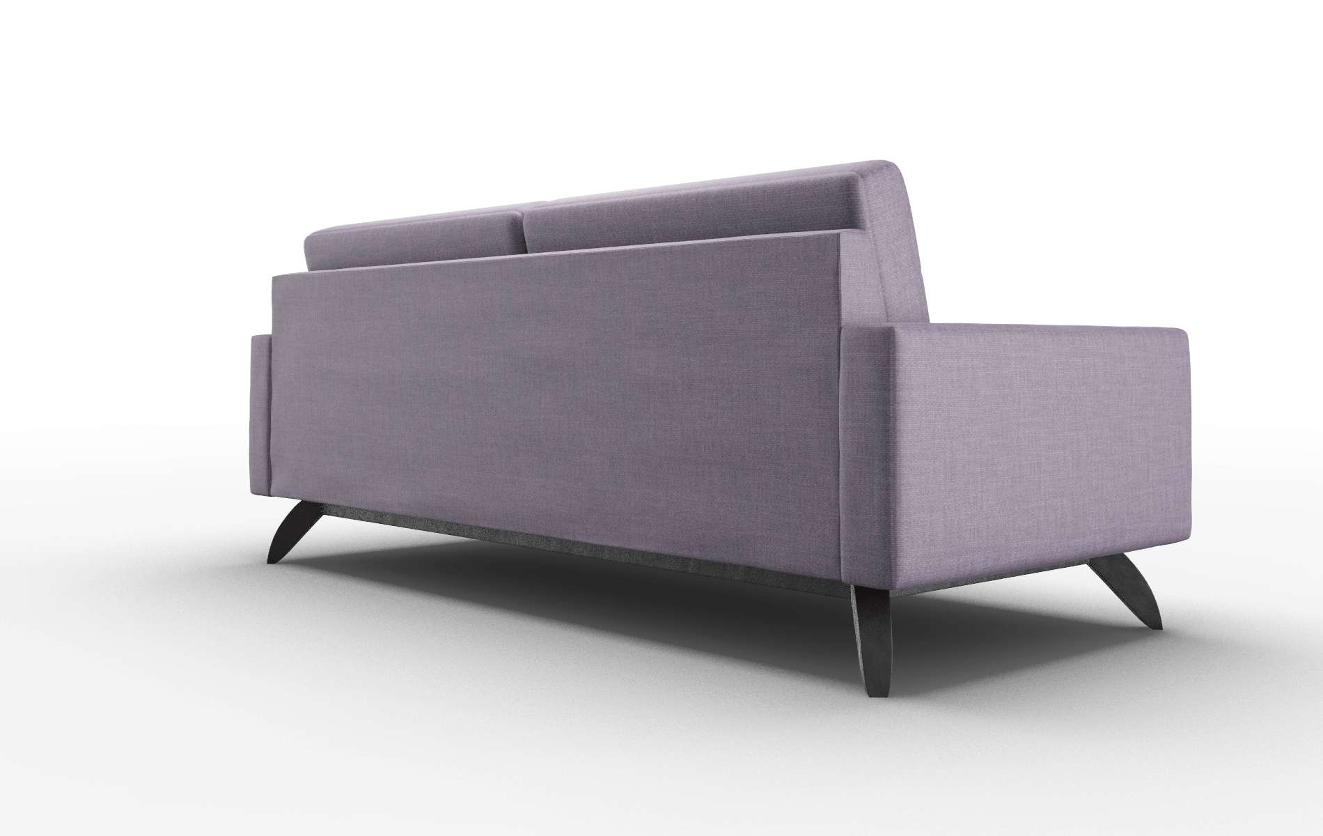 Milan Tess Blackberry Sofa espresso legs 5
