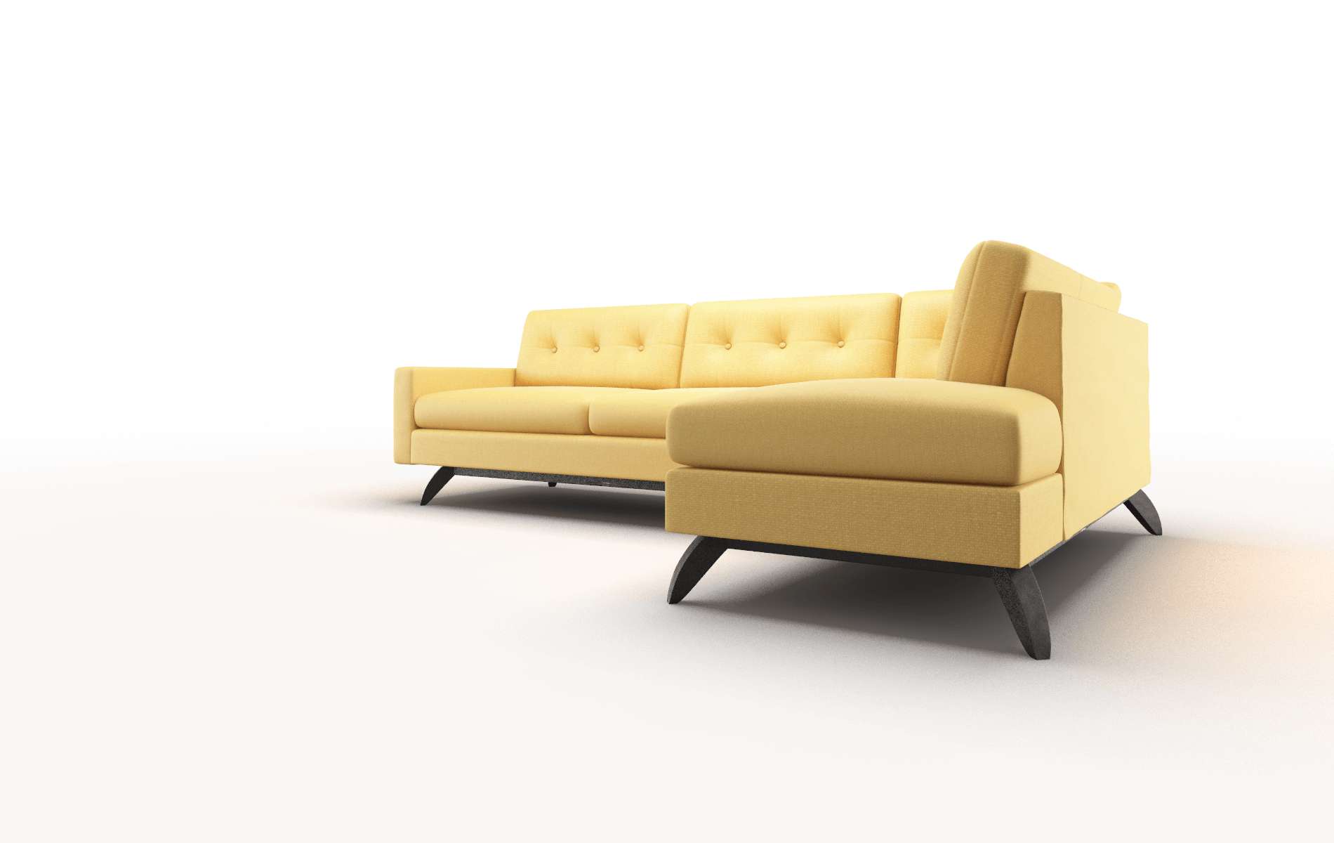 Milan Tess Turmeric Panel espresso legs 4