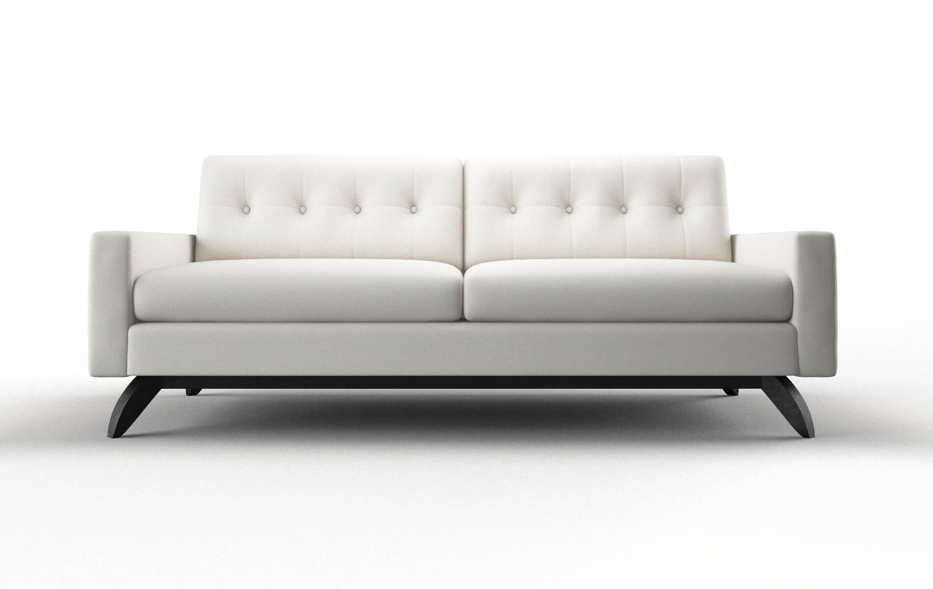 Milan Venice eggshell Sofa Espresso Legs  1