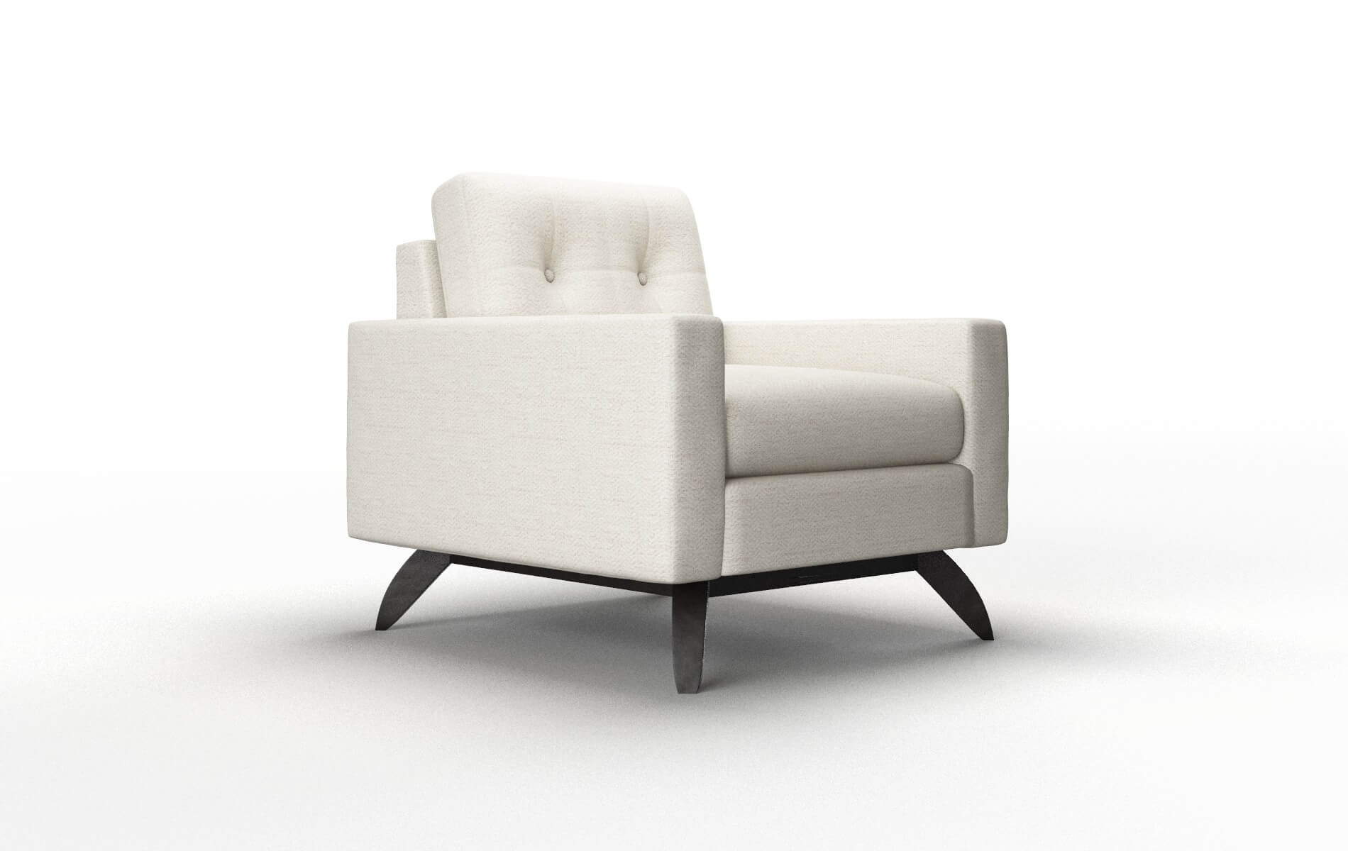 Milan Venus Cream Chair espresso legs 2