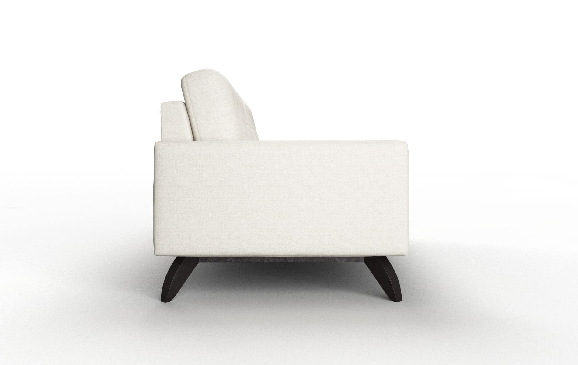 Milan Venus Cream Sofa espresso legs 3