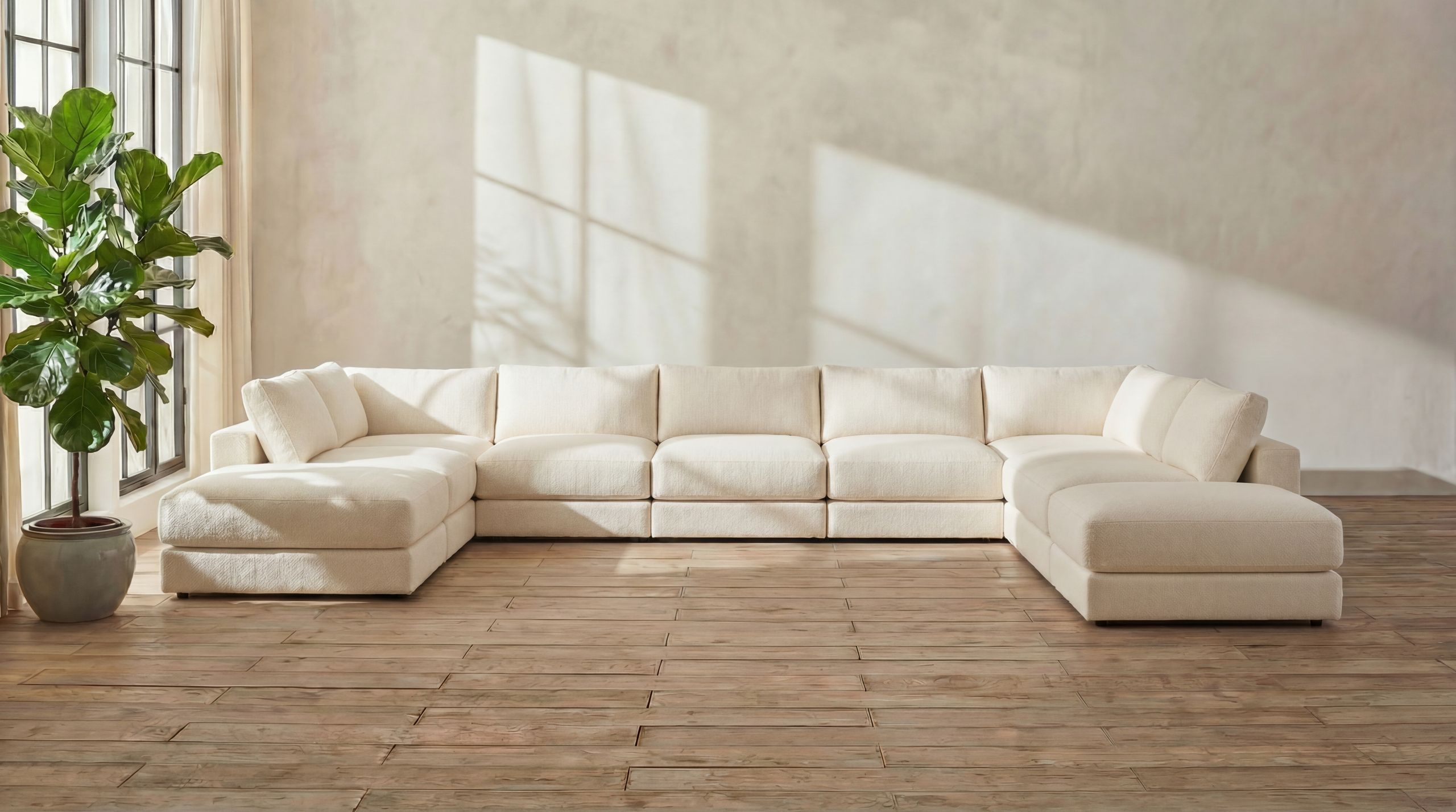 Landon Modular 10 Seater Open End U Sectional furniture gallery 1