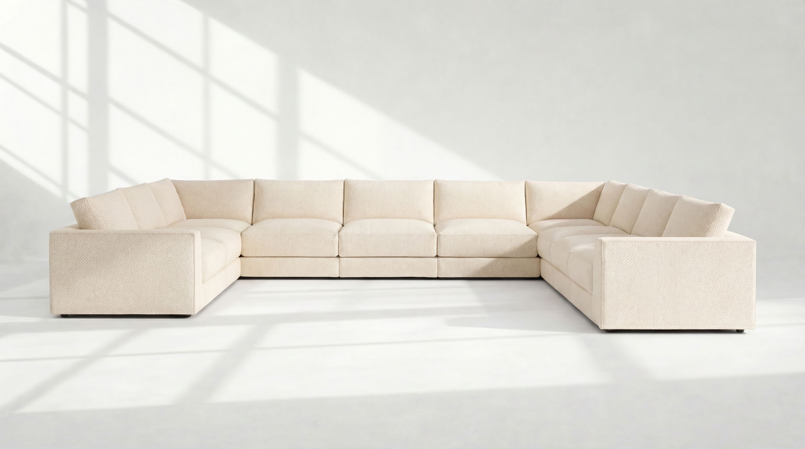 Landon Modular 10 Seater U Sectional no legs 2