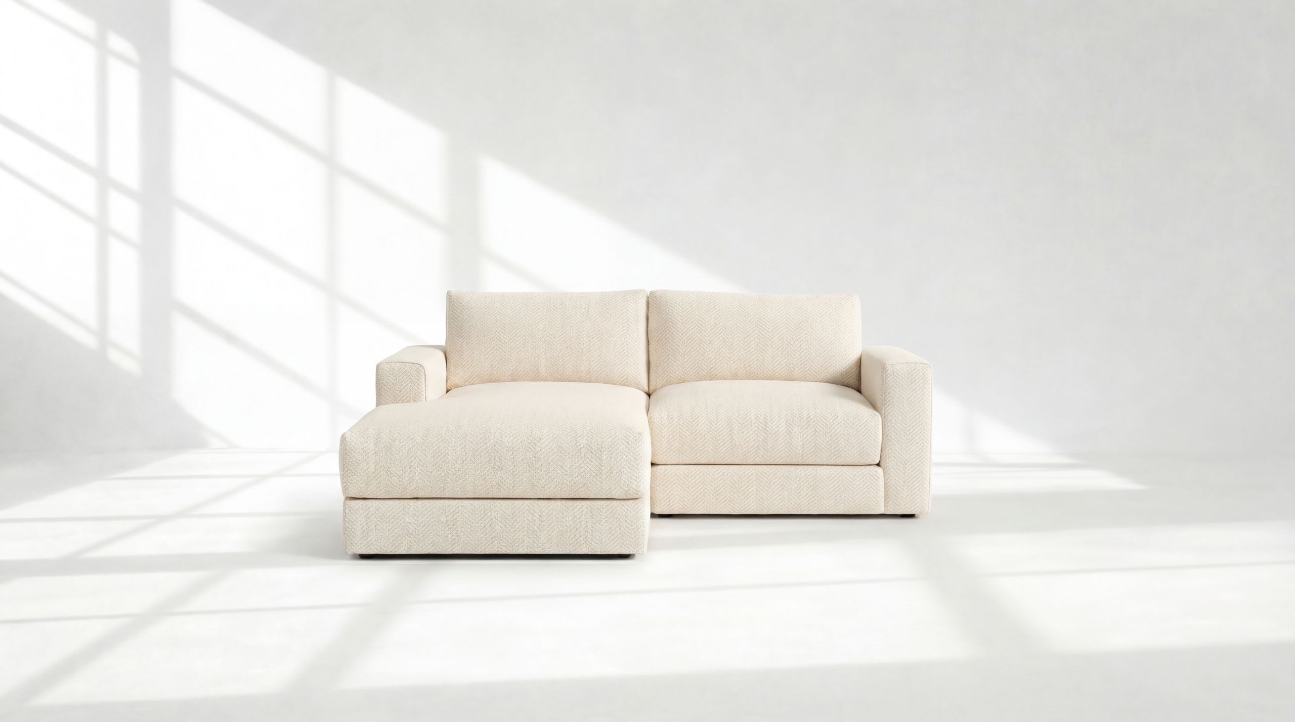 Landon Modular 2 Seater Chaise Sectional no legs 2