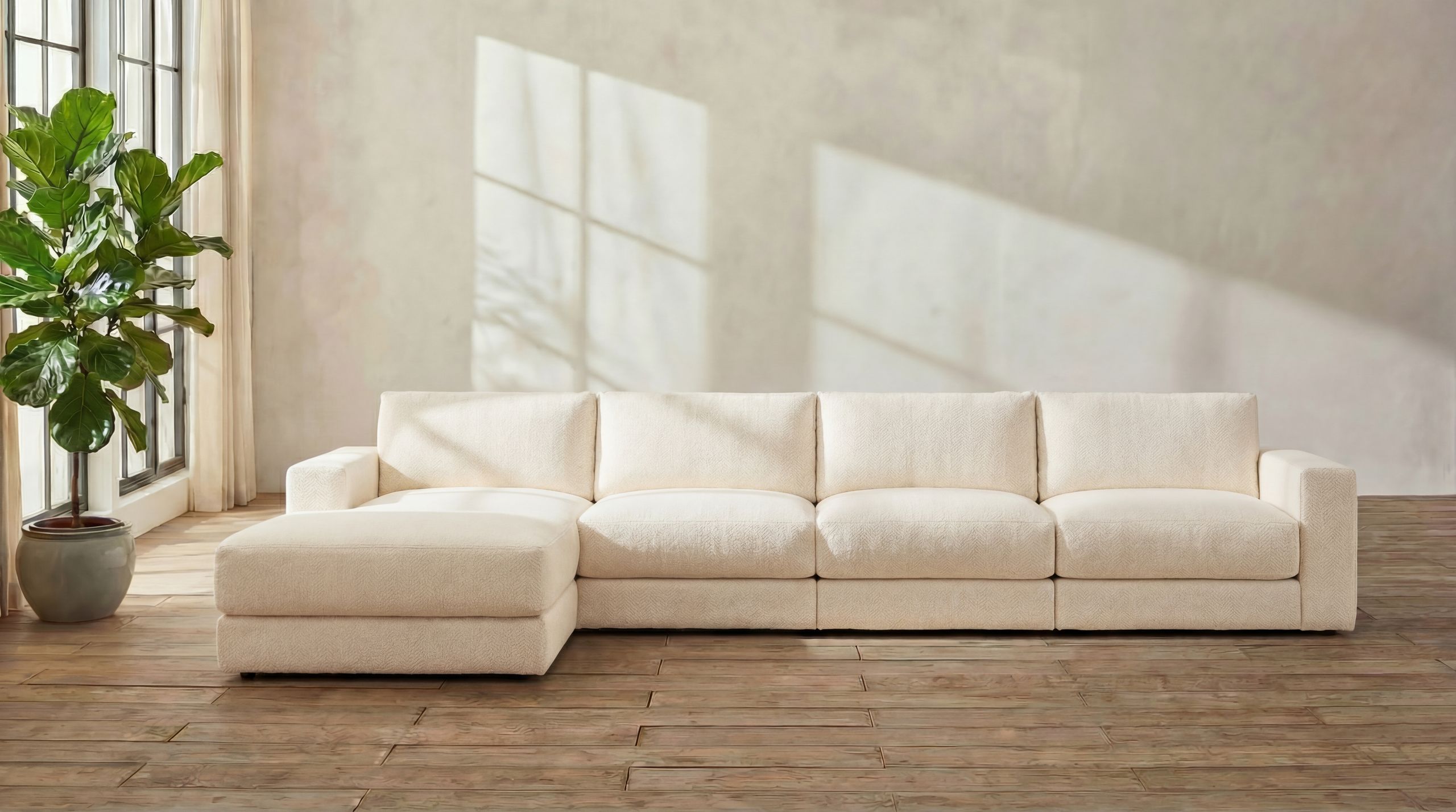Landon Modular 4 Seater Chaise Sectional furniture gallery 1