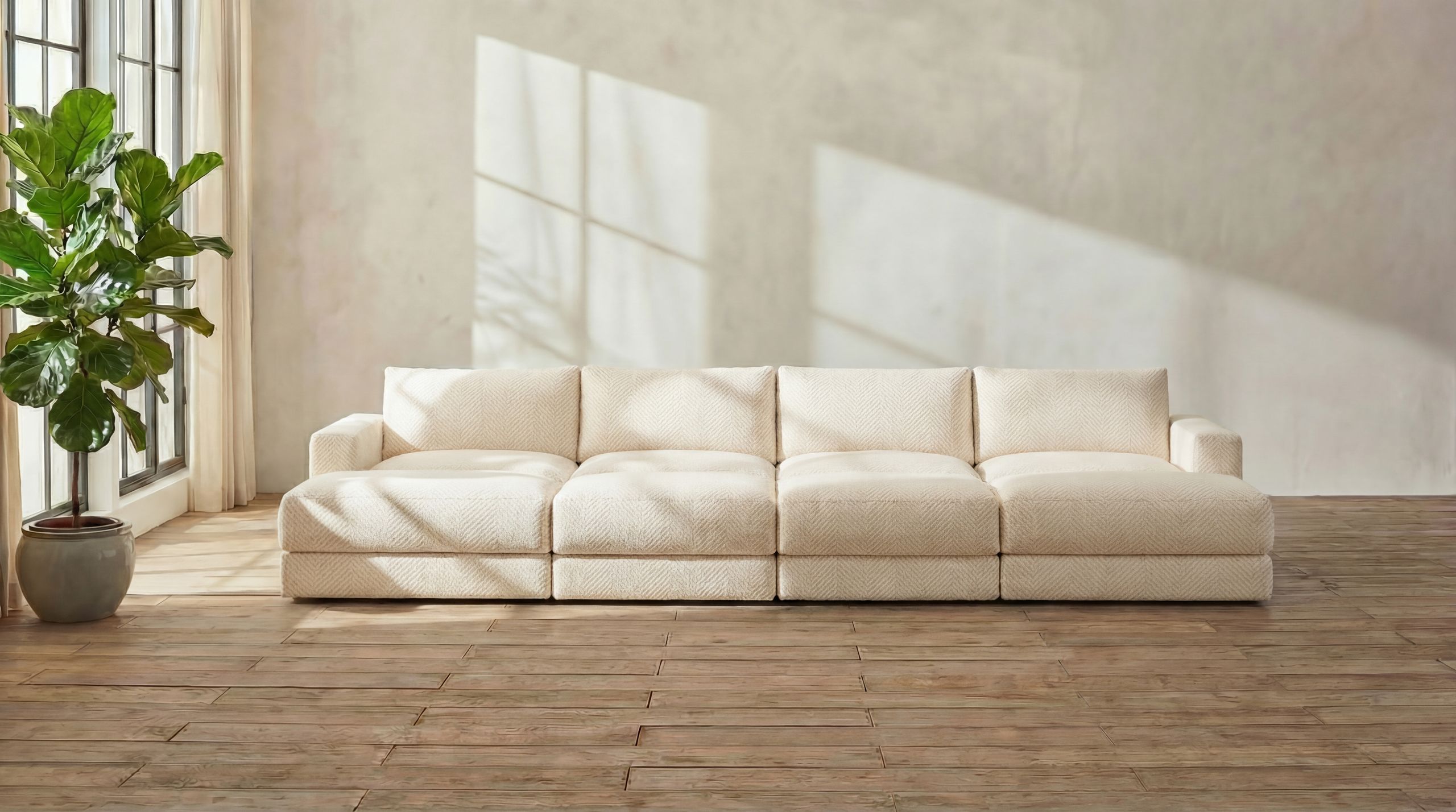 Landon Modular 4 Seater Daybed Sofa Sectional furniture gallery 1