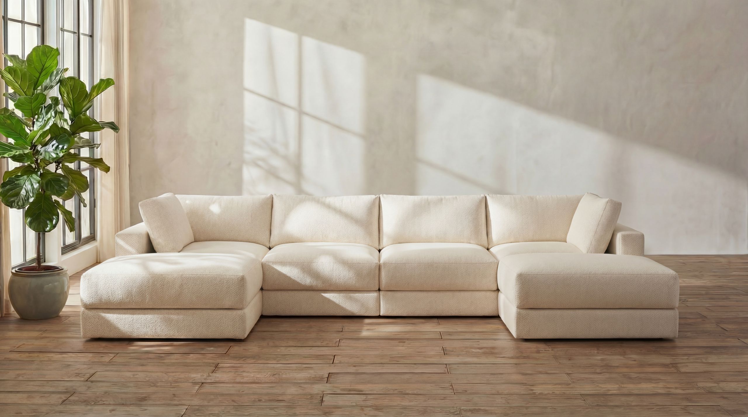 Landon Modular 4 Seater Open Ends U Sectional furniture gallery 1