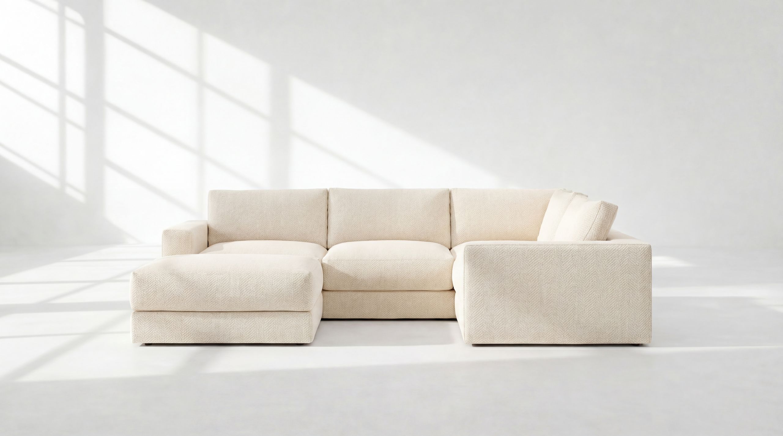 Landon Modular 5 Seater Open End U Sectional no legs 2