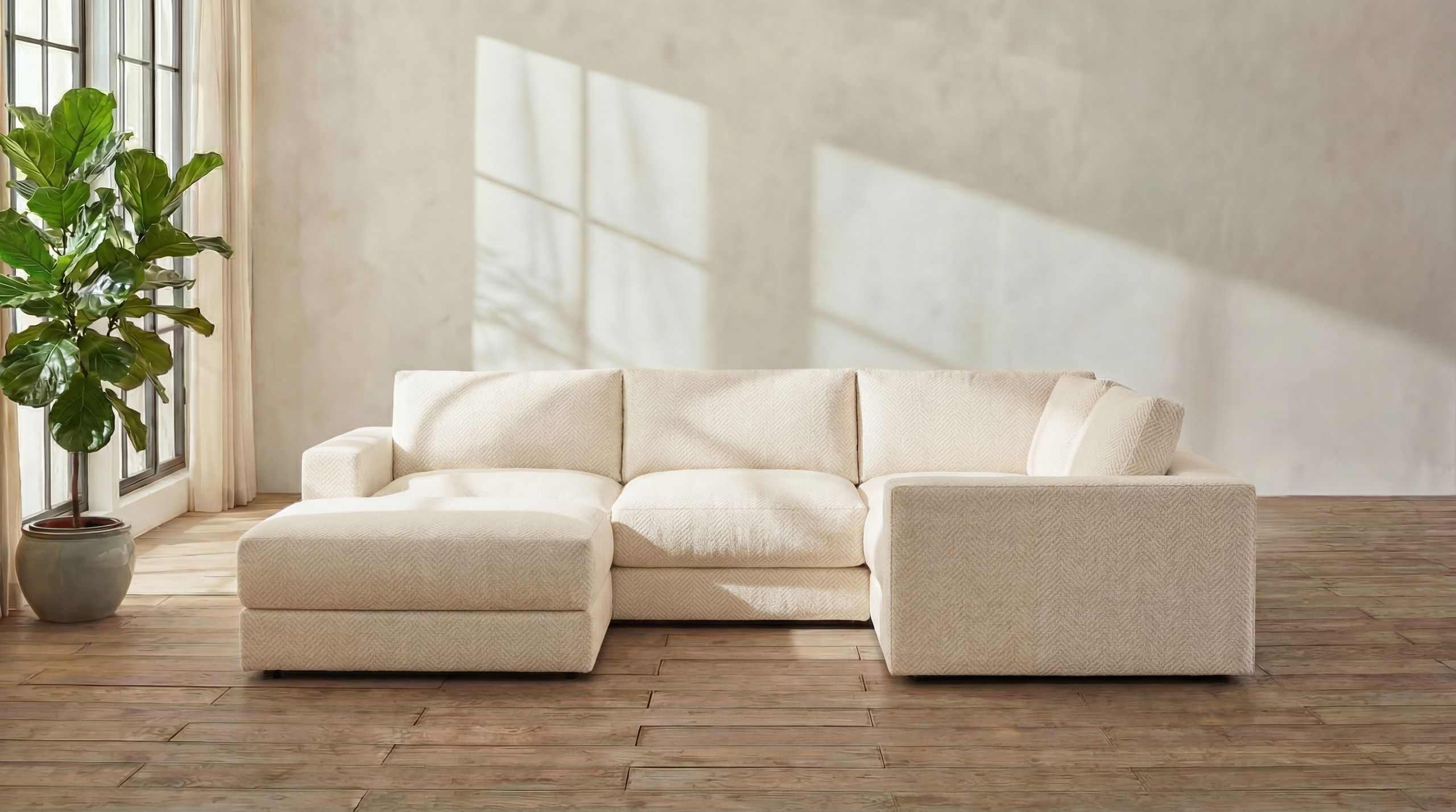 Landon Modular 5 Seater Open End U Sectional furniture gallery 1