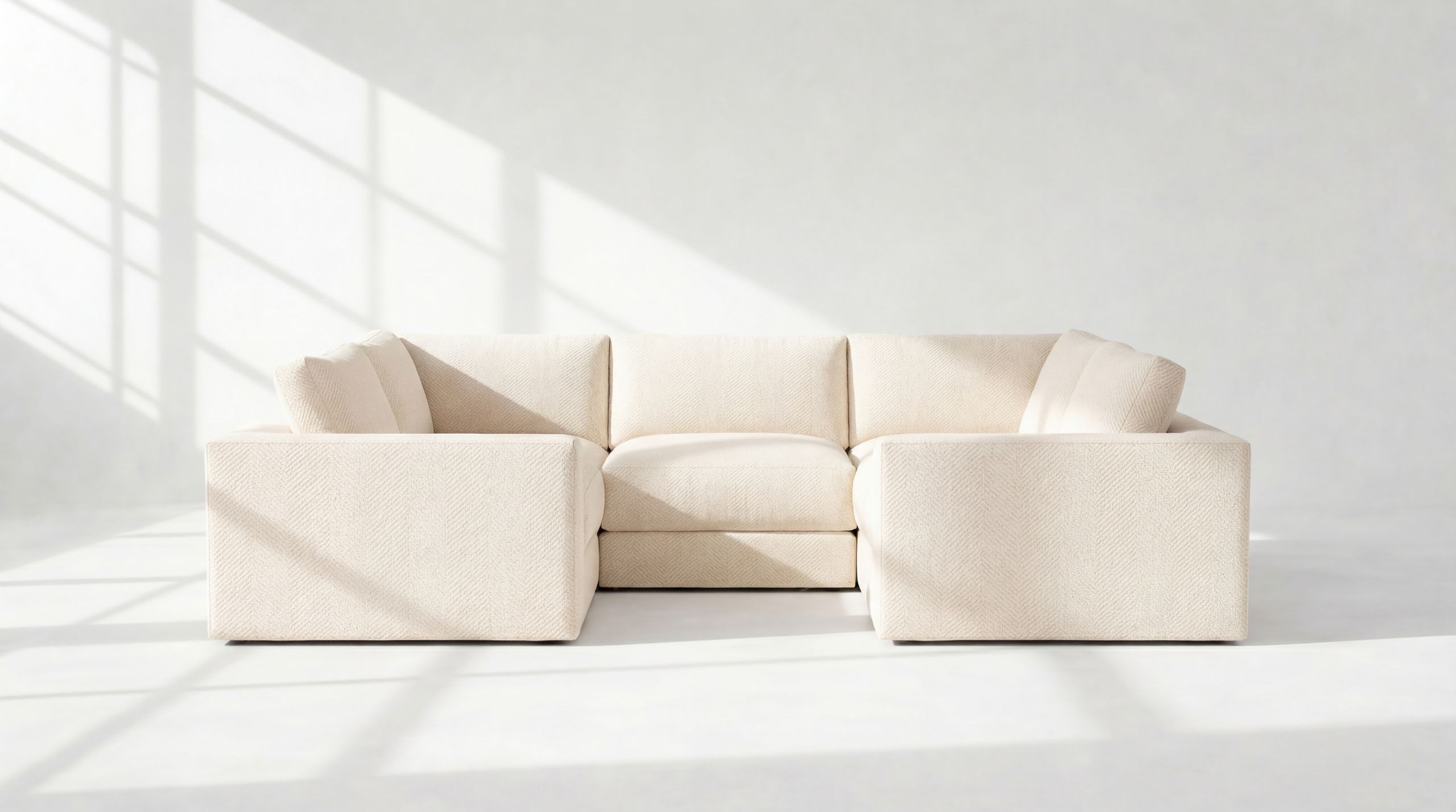 Landon Modular 5 Seater U Sectional no legs 2