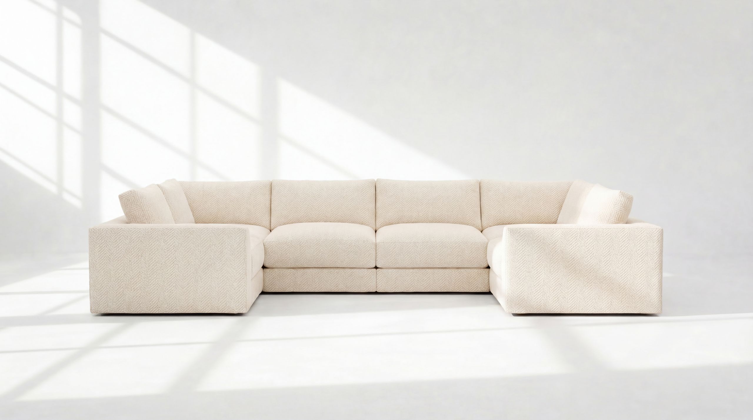 Landon Modular 6 Seater U Sectional no legs 2