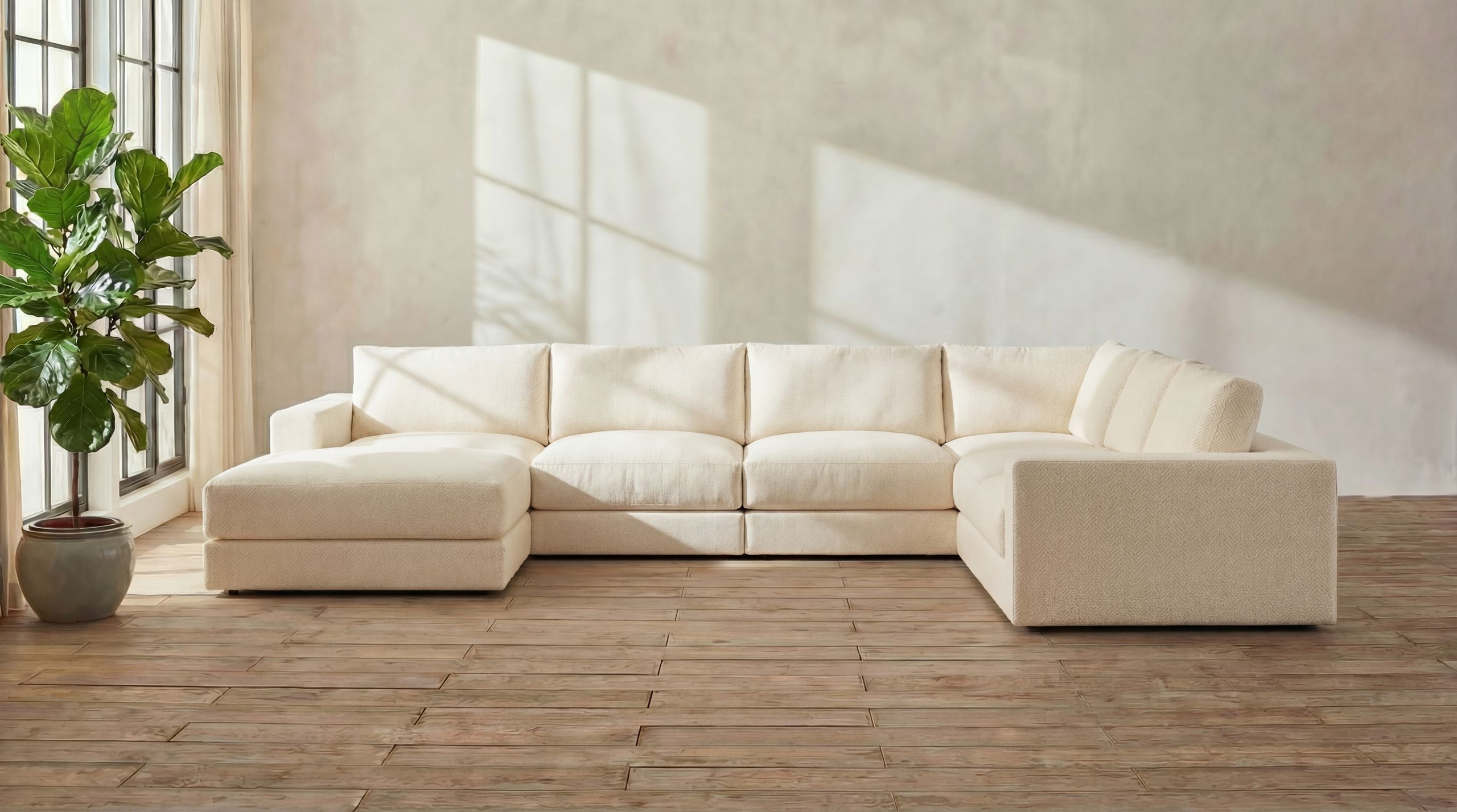 Landon Modular 7 Seater Open End U Sectional 3 furniture gallery 1