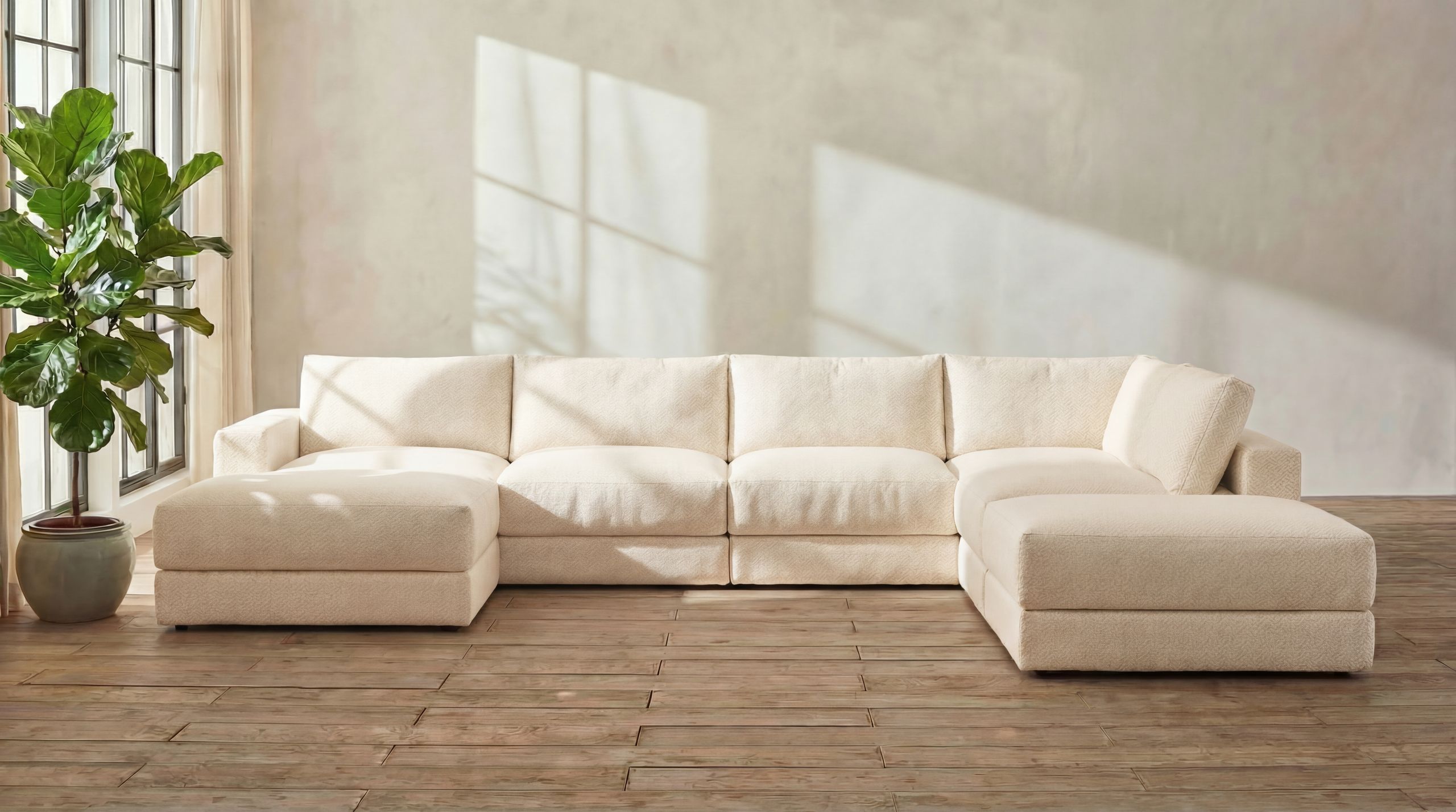 Landon Modular 7 Seater Open Ends U Sectional 2 furniture gallery 1