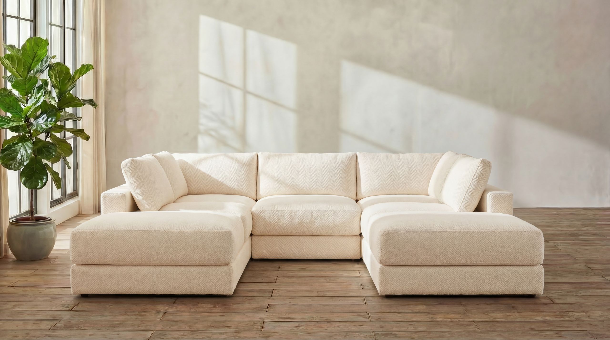 Landon Modular 7 Seater Open Ends U Sectional furniture gallery 1