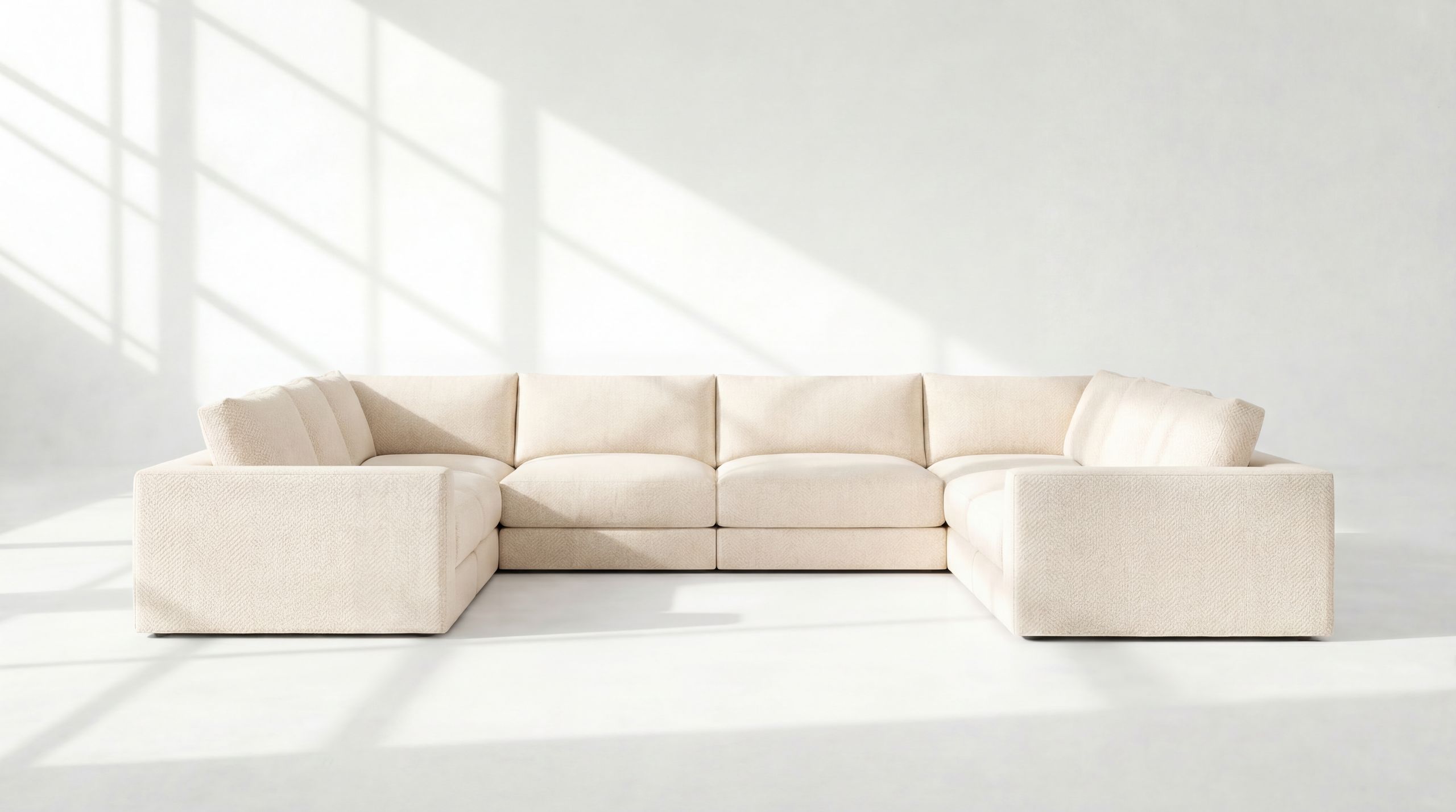 Landon Modular 7 Seater U Sectional no legs 2