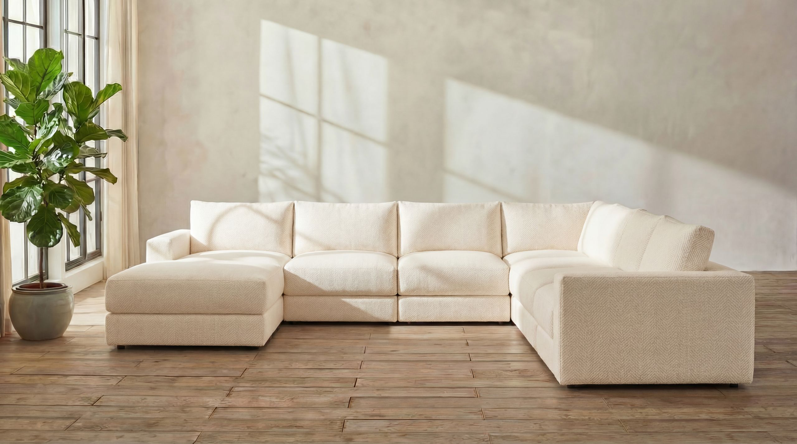 Landon Modular 8 Seater Open End U Sectional 2 furniture gallery 1