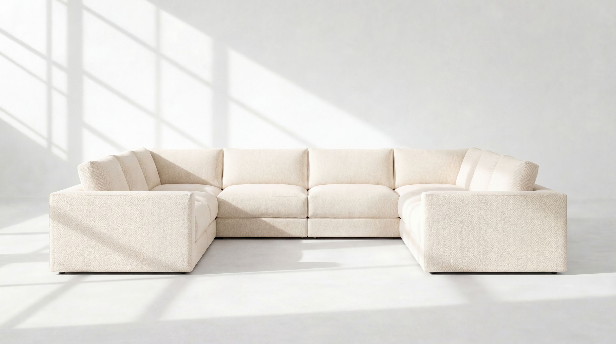 Landon Modular 8 Seater U Sectional no legs 2