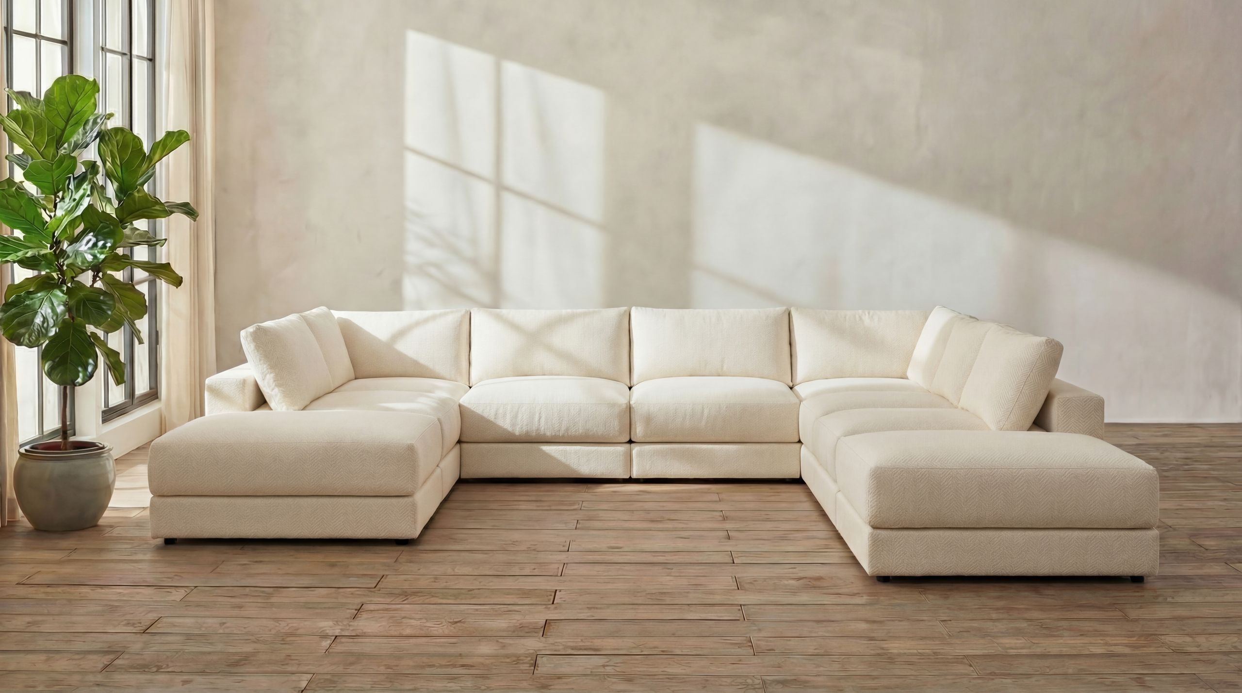 Landon Modular 9 Seater Open Ends U Sectional furniture gallery 1