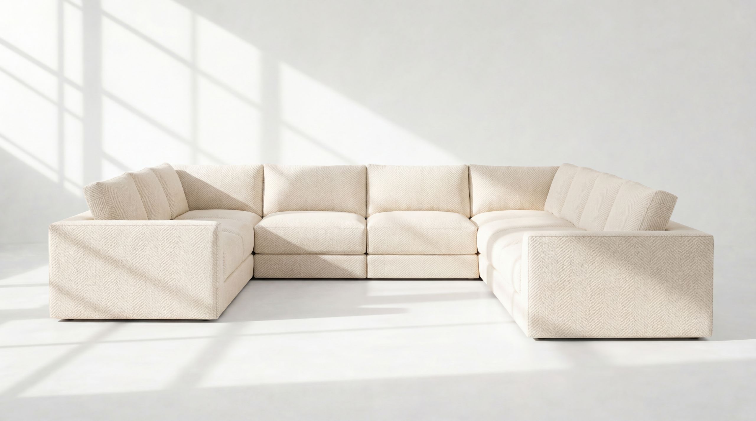 Landon Modular 9 Seater U Sectional no legs 2