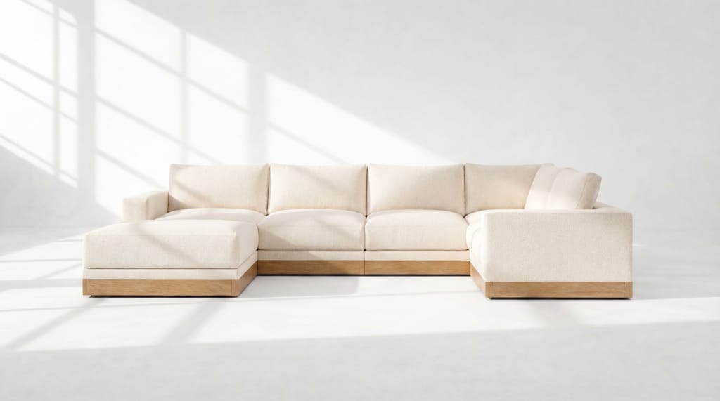 Landon Modular 6 Seater Open End U Sectional