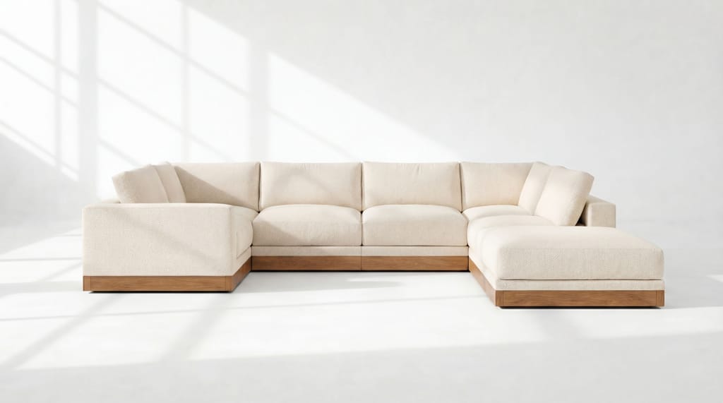 Landon Modular 7 Seater Open End U Sectional