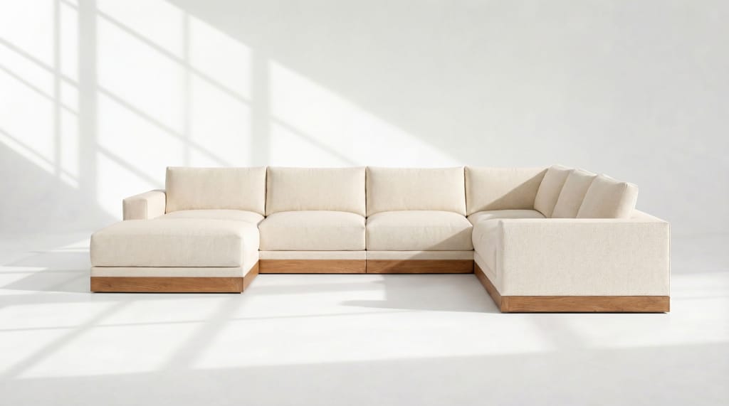 Landon Modular 7 Seater Open End U Sectional