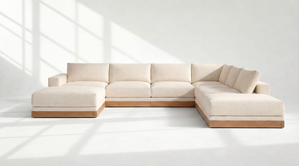 Landon Modular 8 Seater Open Ends U Sectional