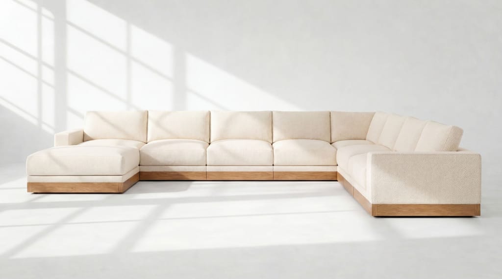 Landon Modular 9 Seater Open End U Sectional