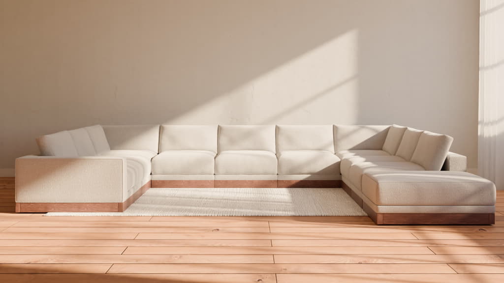 Landon Modular 10 Seater Open End U Sectional